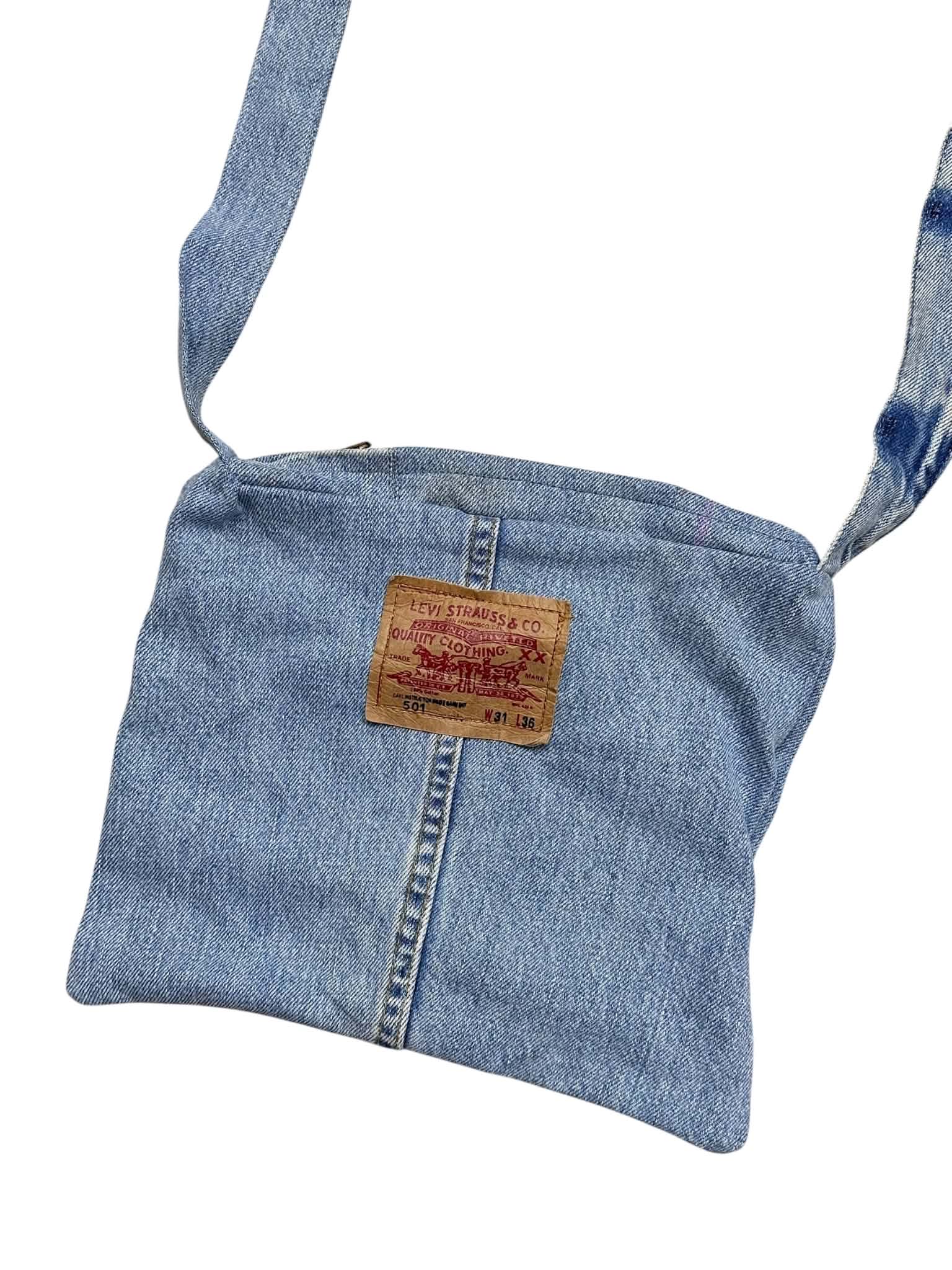 Handmade Levi's Denim Shoulder Bag (One Size)