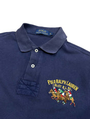 Polo Ralph Lauren Triple Pony Navy Poloshirt (S)