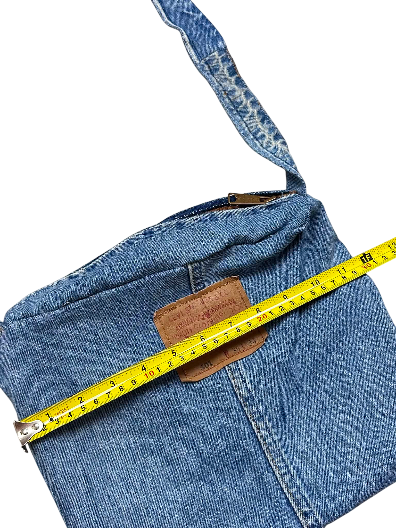 Handmade Levi's Denim Shoulder Bag (One Size)