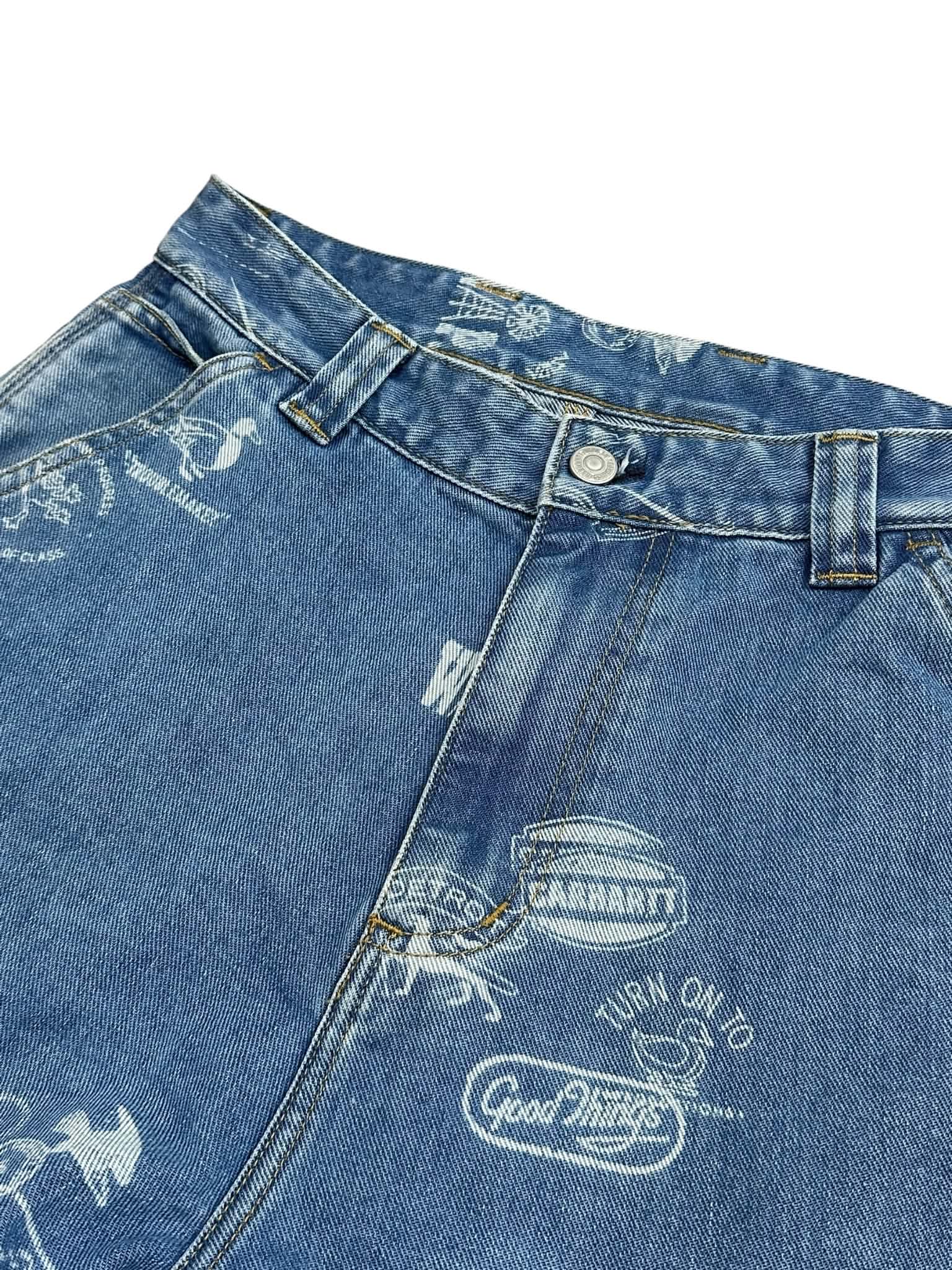 Carhartt Print Baggy Jeans (S)