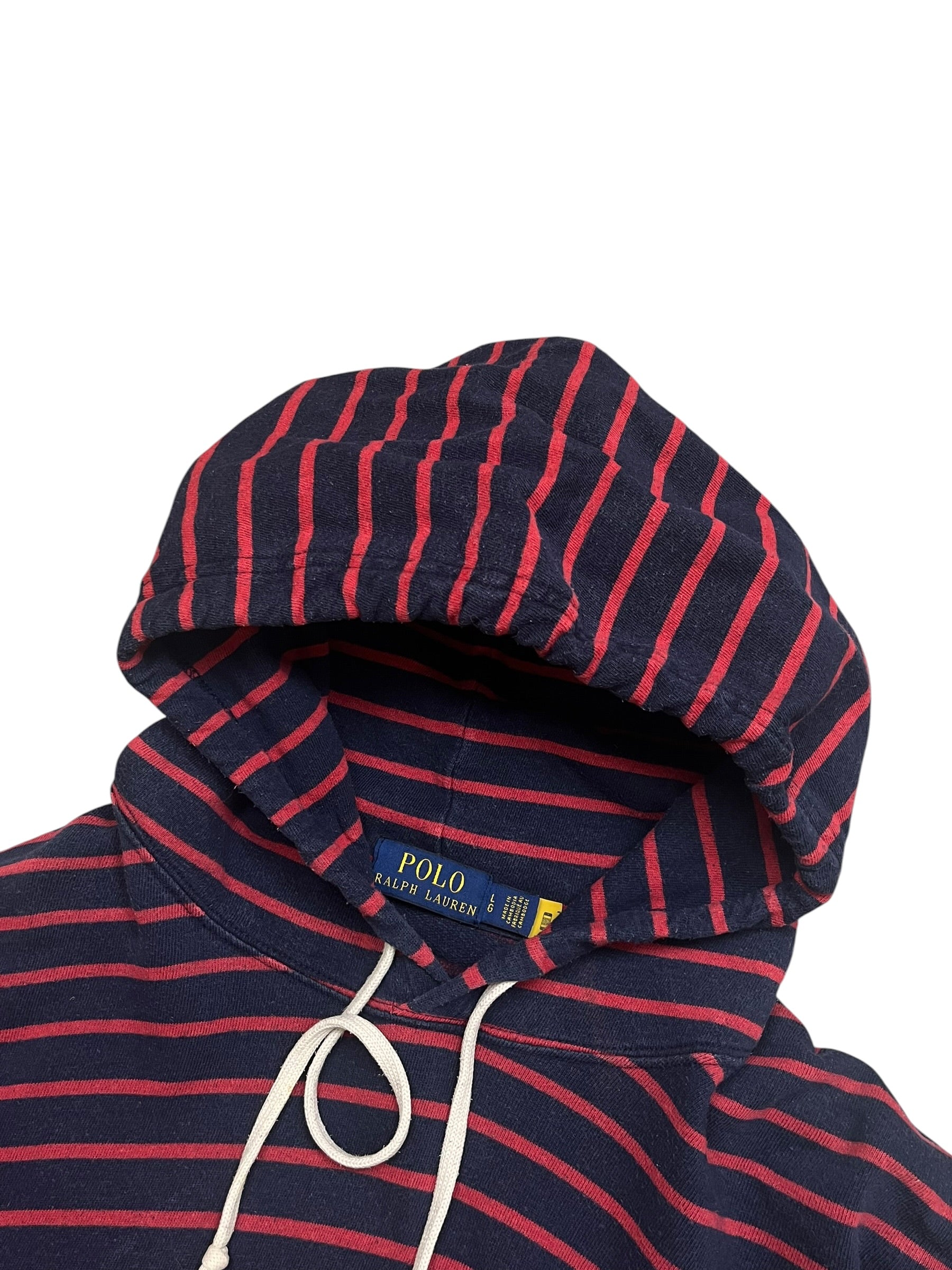 Polo Ralph Lauren Striped Hoodie (XL)