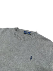 Polo Ralph Lauren Grey Knitted Crewneck (L)