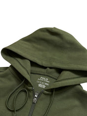 Polo Ralph Lauren Olive Full Zip Up Hoodie (S)