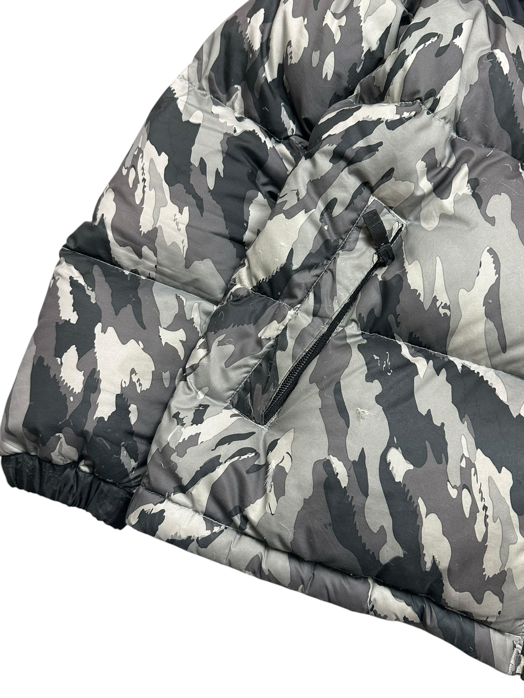 The North Face Nuptse 700 Camo Puffer Jacket (M)