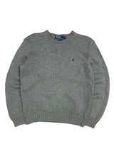 Polo Ralph Lauren Vintage Grey Knitted Crewneck (S-M)