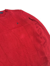 Polo Ralph Lauren Red Knitted Crewneck (M)