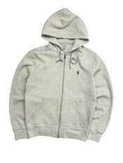 Polo Ralph Lauren Grey Full Zip Up Hoodie (XS)
