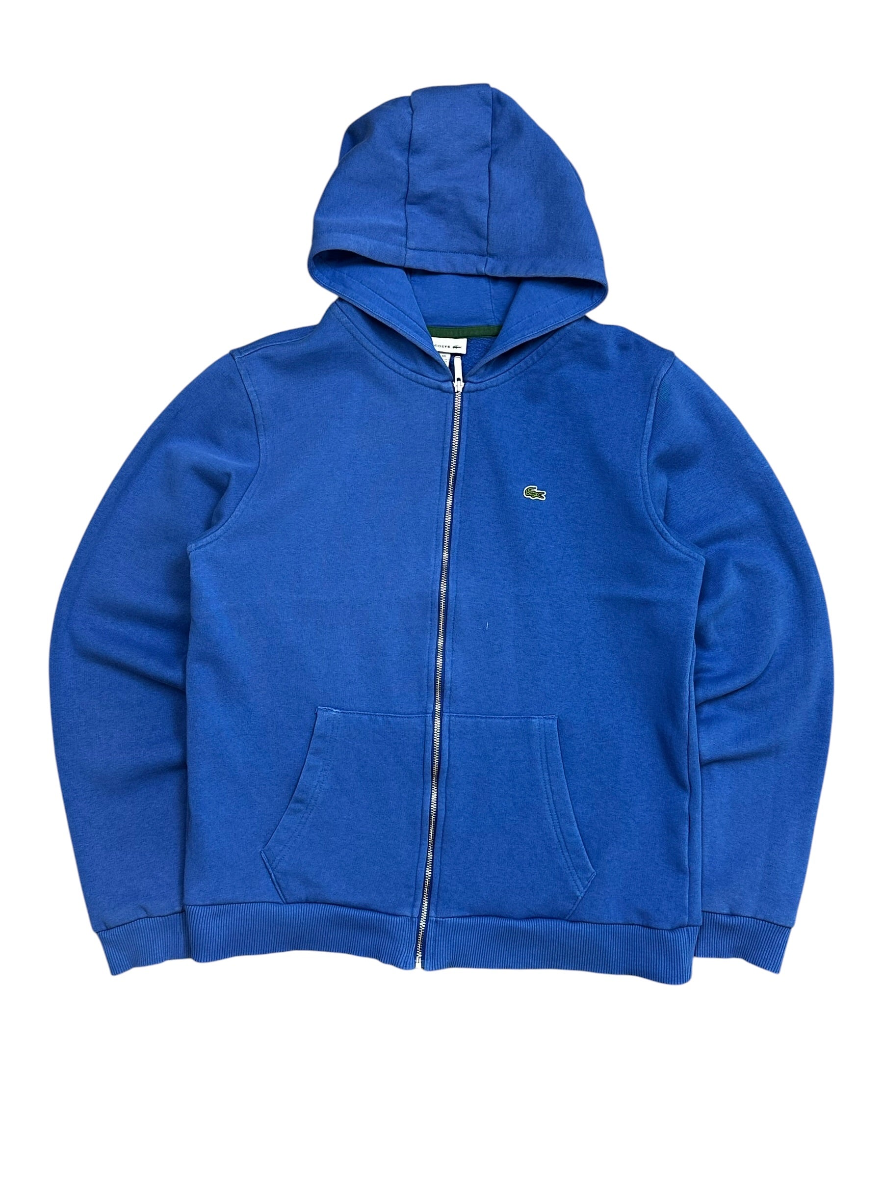 Lacoste Blue Full Zip Up Hoodie (S)