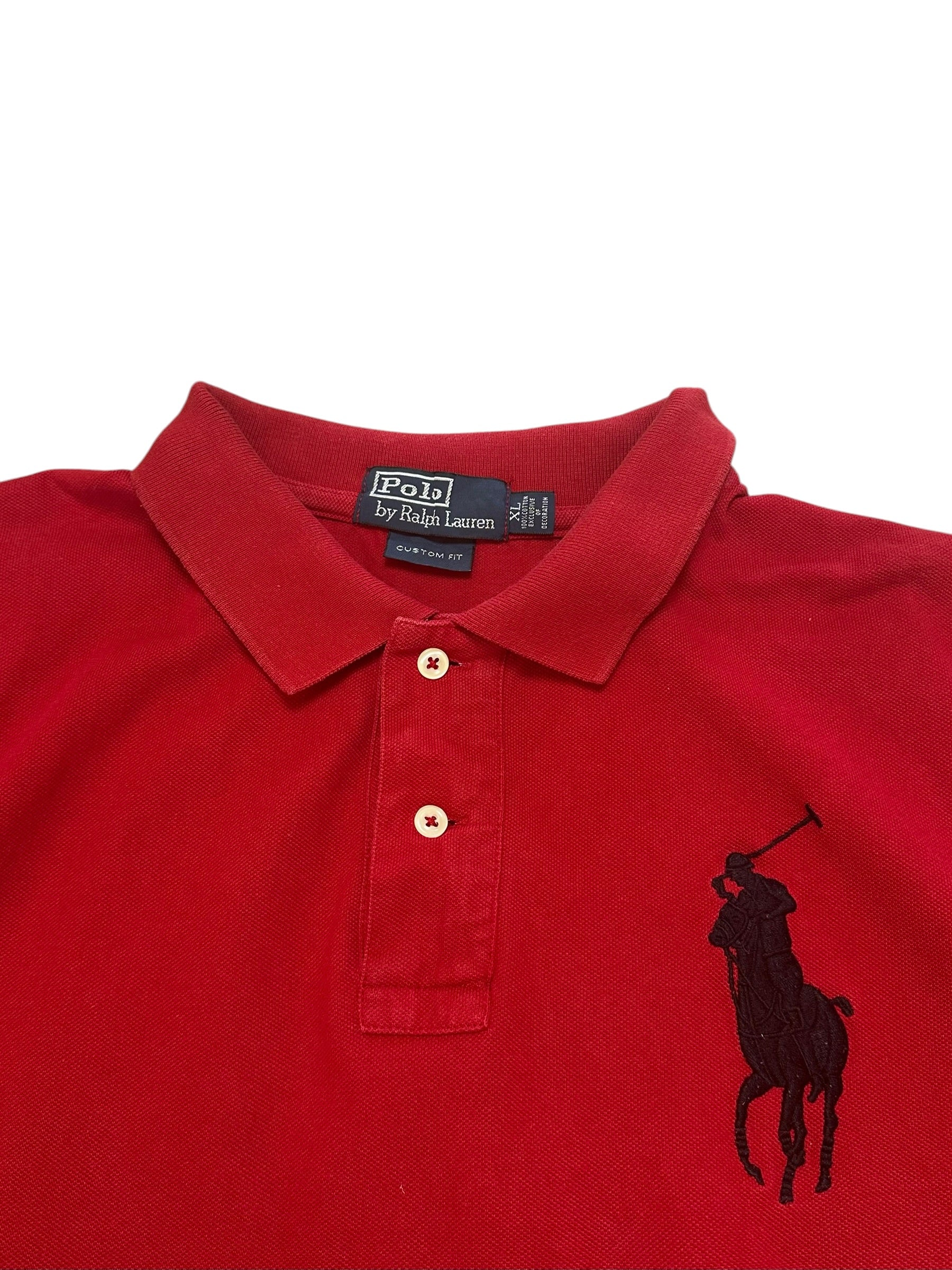 Polo Ralph Lauren Red Bigpony Poloshirt (XL)