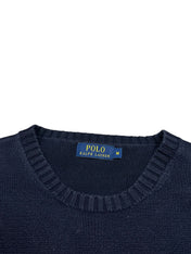 Polo Ralph Lauren Navy Knitted Crewneck (M)