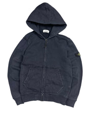 Stone Island Navy Full Zip Up Hoodie (M)