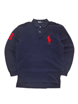Polo Ralph Lauren Navy Bigpony Long Sleeve Poloshirt (M-L)