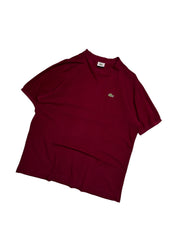 Lacoste Vintage Burgundy Tee