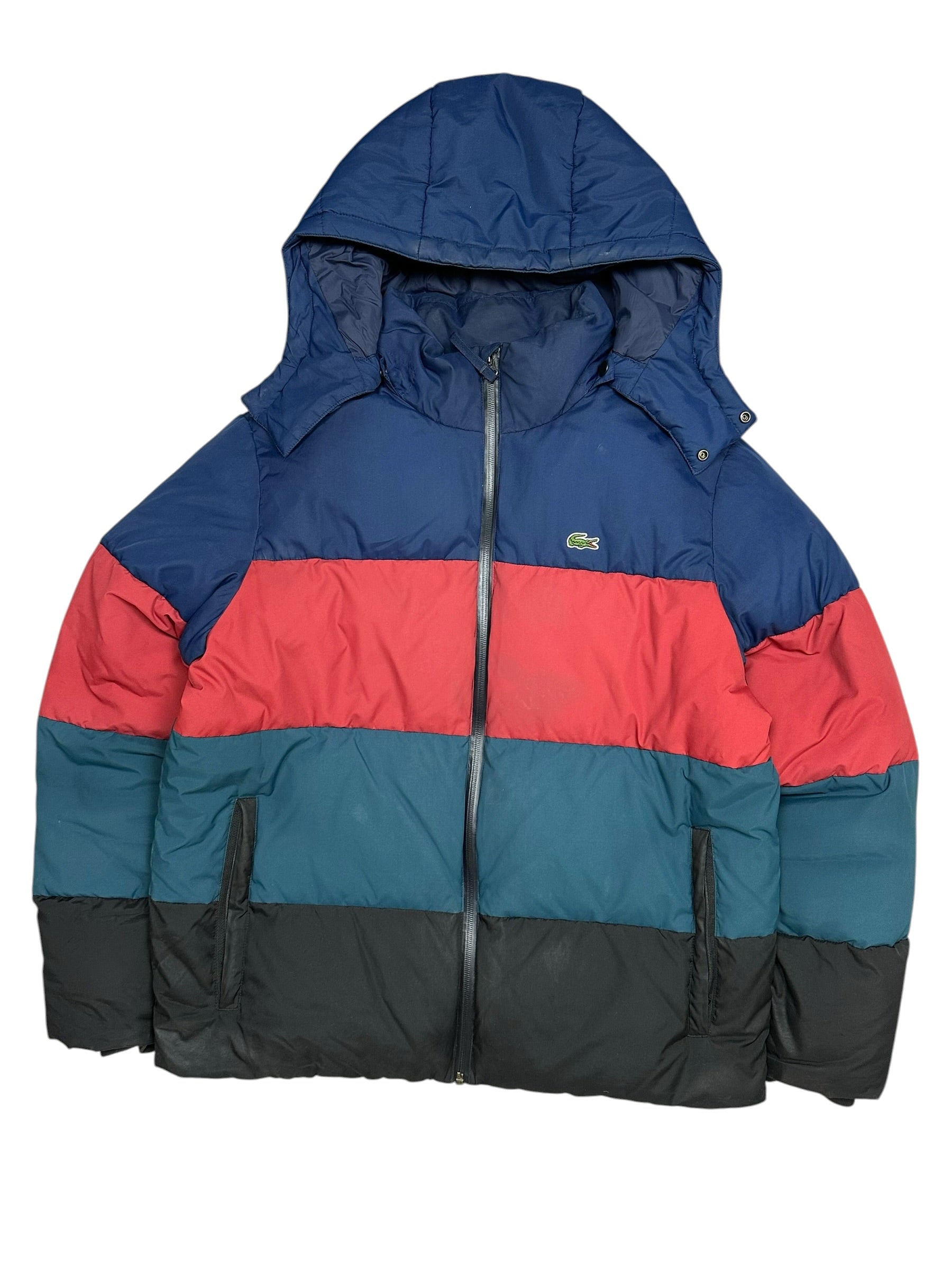 Lacoste Colorblock Puffer Jacket (M)