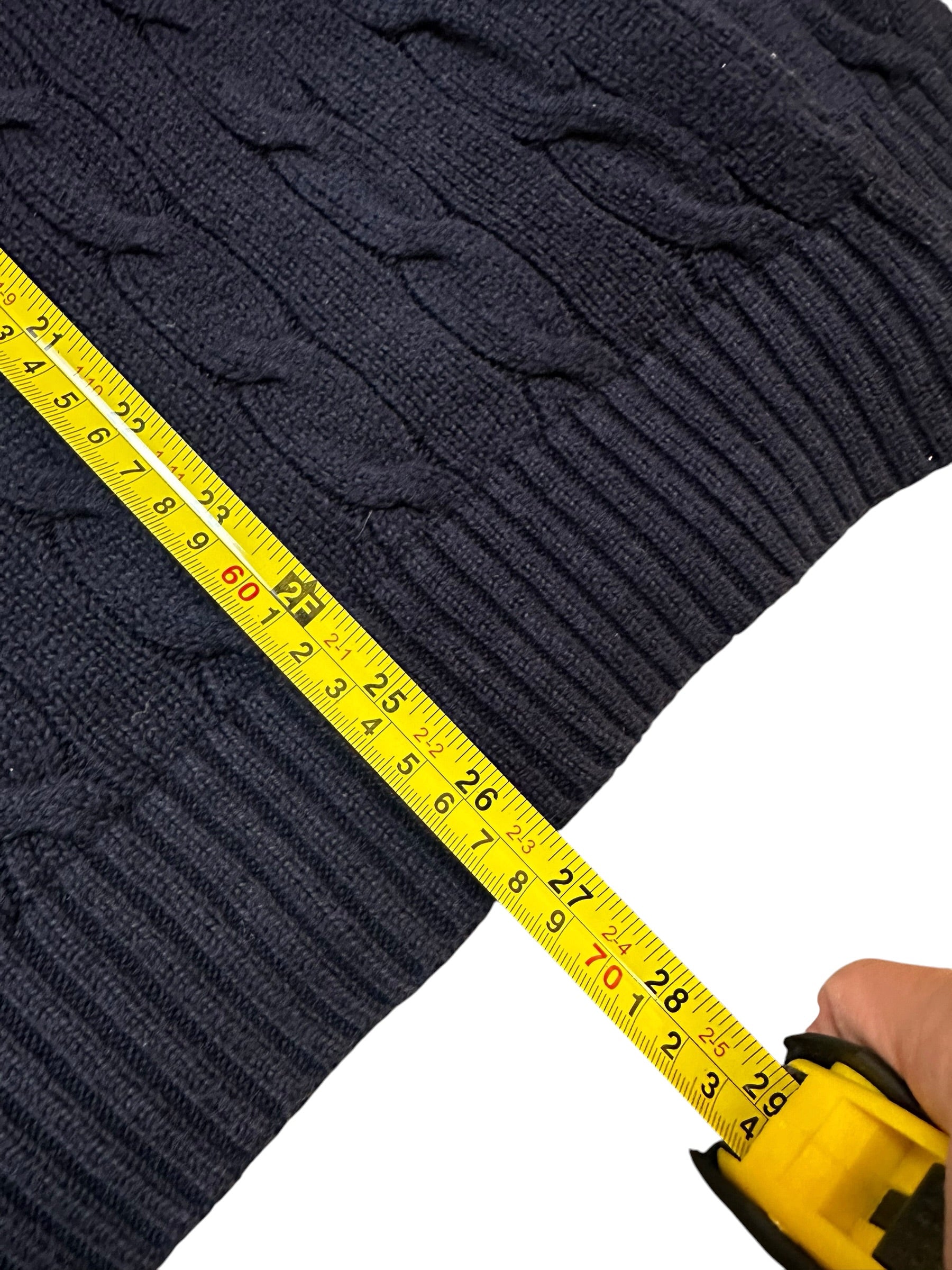 Polo Ralph Lauren Navy Cable Knit Crewneck (L)