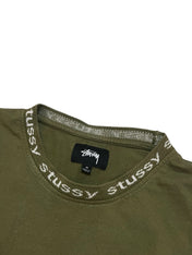 Stüssy Olive Long Sleeve T-Shirt (M)