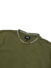 Stüssy Olive Long Sleeve T-Shirt (M)