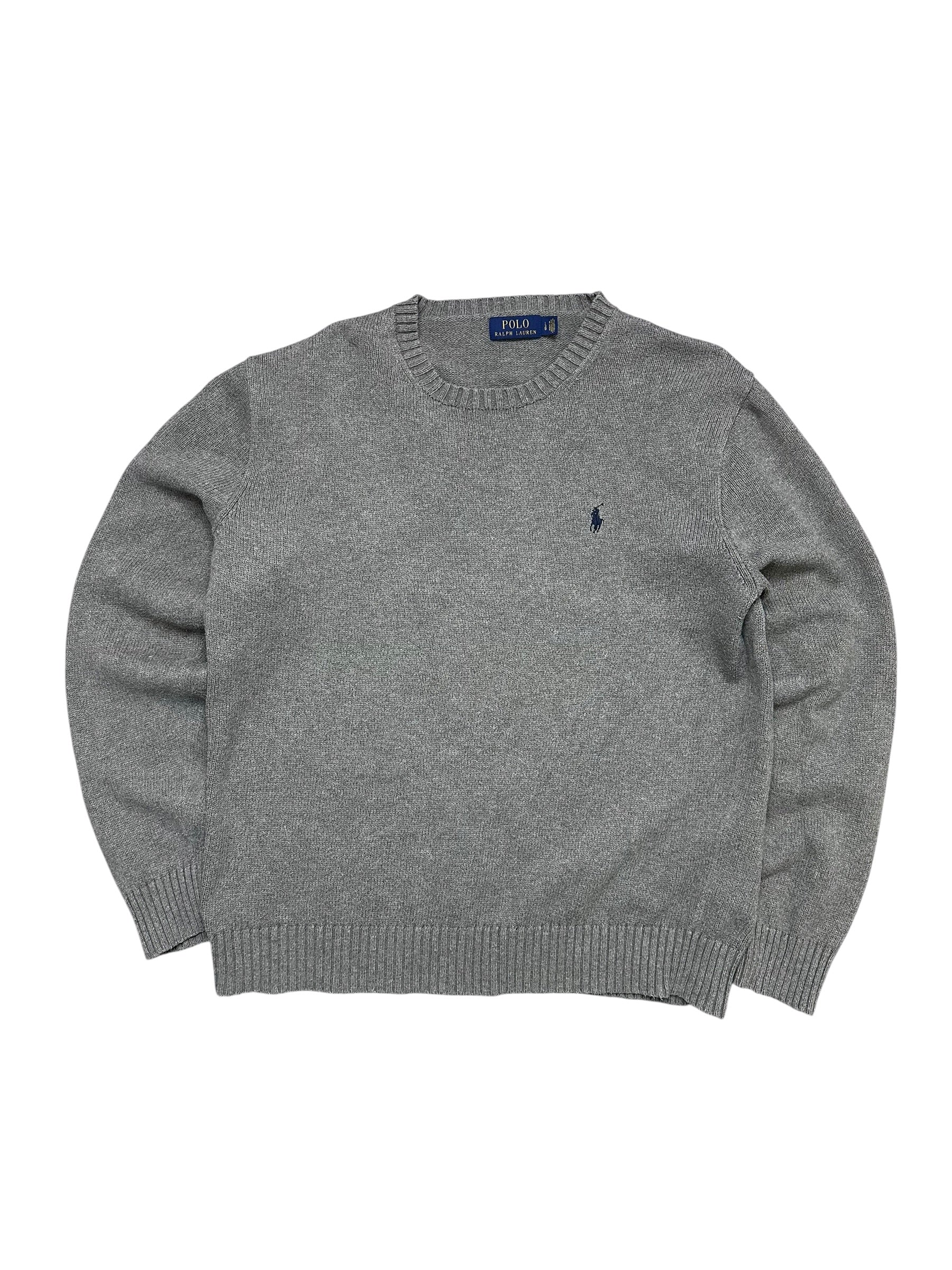 Polo Ralph Lauren Grey Knitted Crewneck (L)