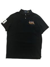 Polo Ralph Lauren Black Triple Pony Poloshirt (XL)