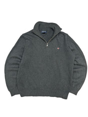 Polo Jeans Co. Ralph Lauren Vintage USA Flag 1/4 Quarter Zip Up (L)