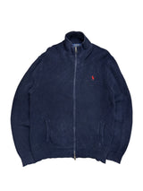 Polo Ralph Lauren Navy Full Zip Knit Pulover (M)
