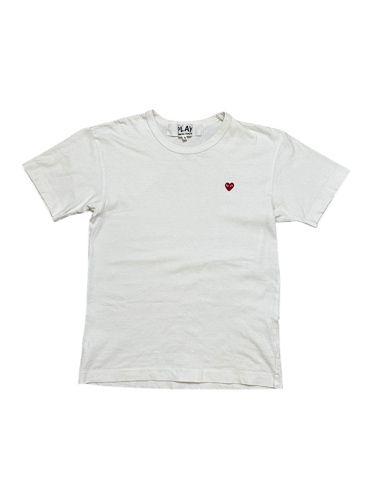 Comme des Garçons PLAY Heart Logo Tee (Women S - Men XS)
