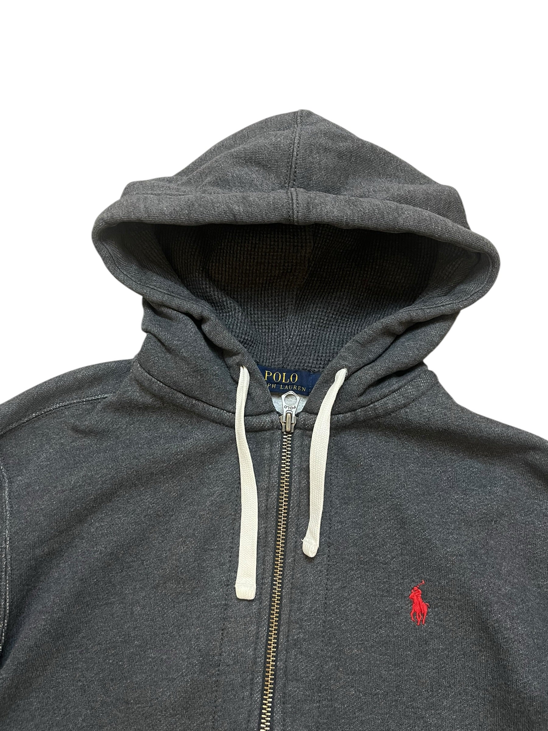 Polo Ralph Lauren Grey Full Zip Up Hoodie (M)
