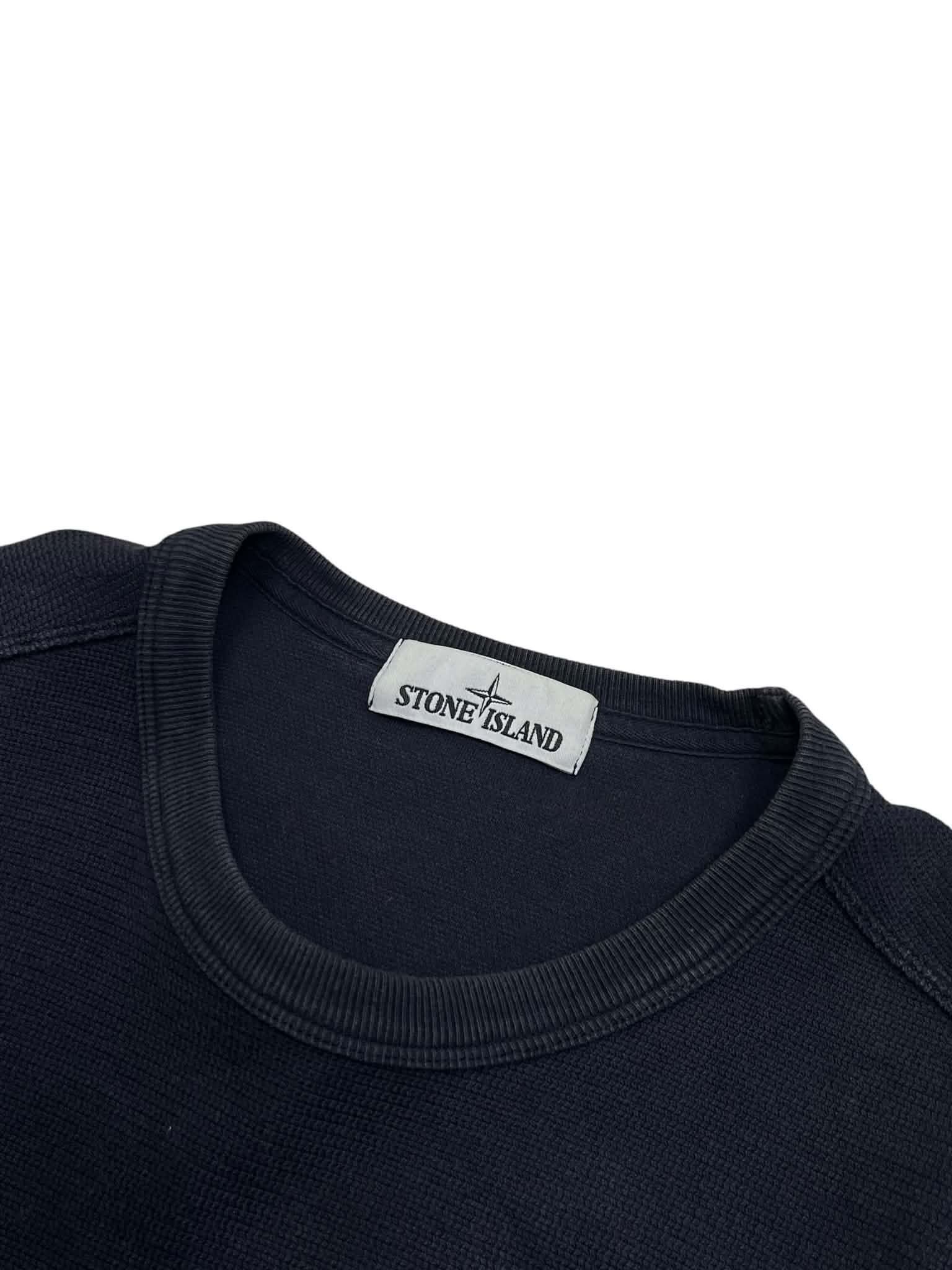 Stone Island Navy Blue Crewneck (S-M)