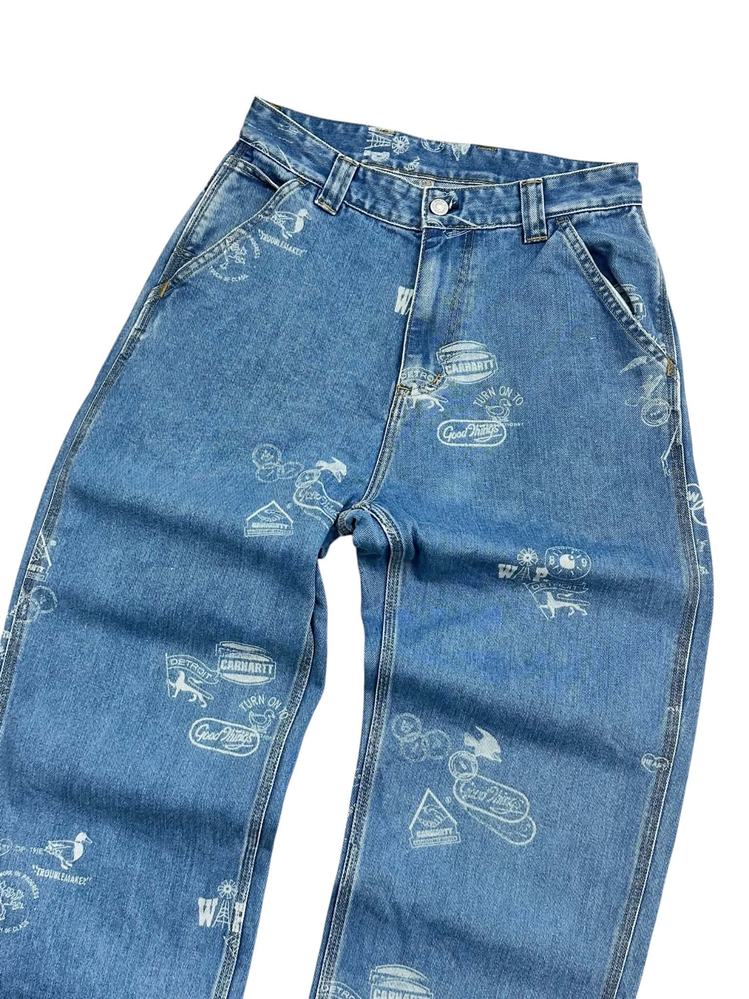 Carhartt Print Baggy Jeans (S)