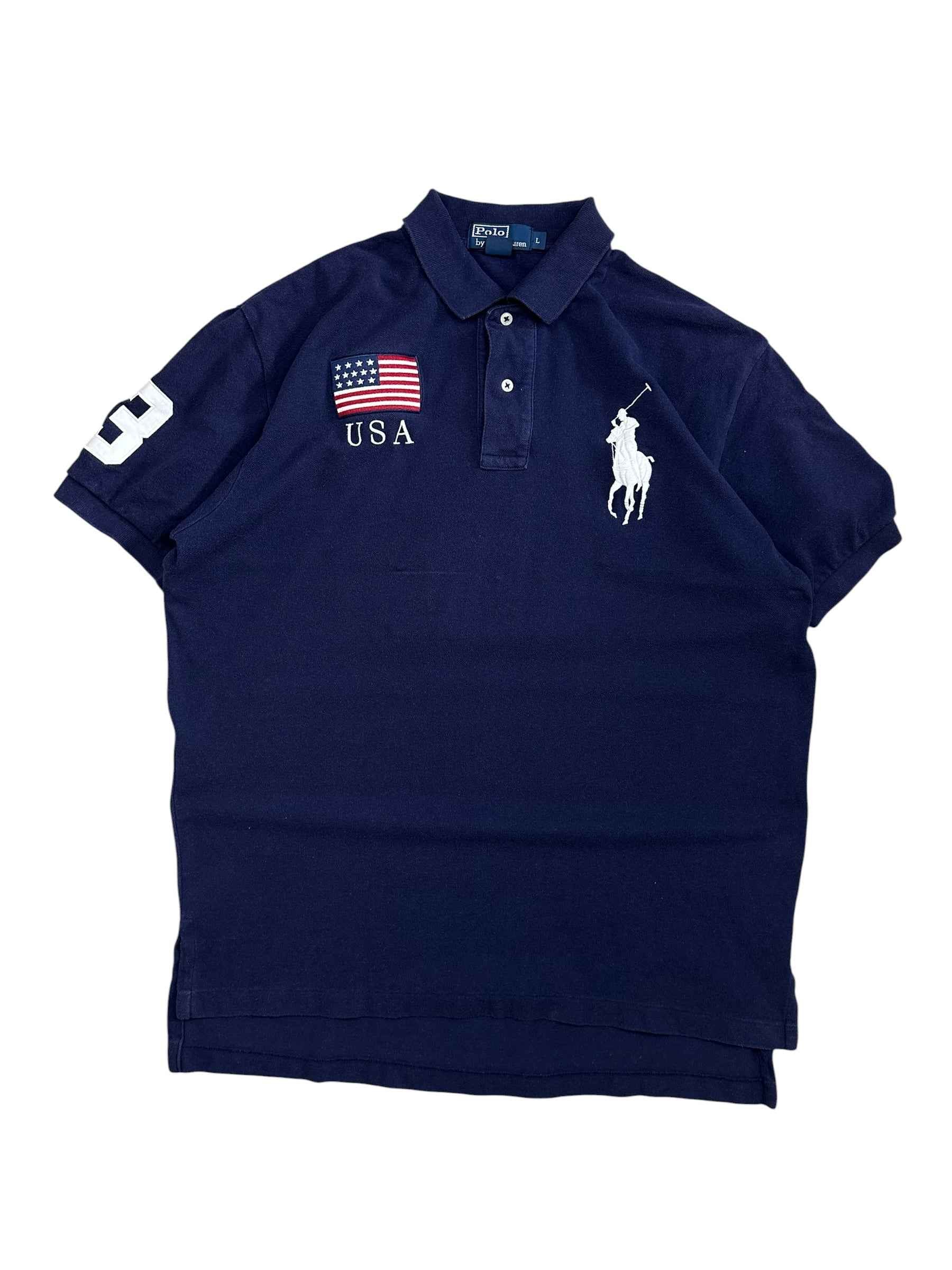 Polo Ralph Lauren Chief Keef Bigpony United States Poloshirt (L)