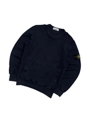 Stone Island Navy Blue Crewneck (S-M)