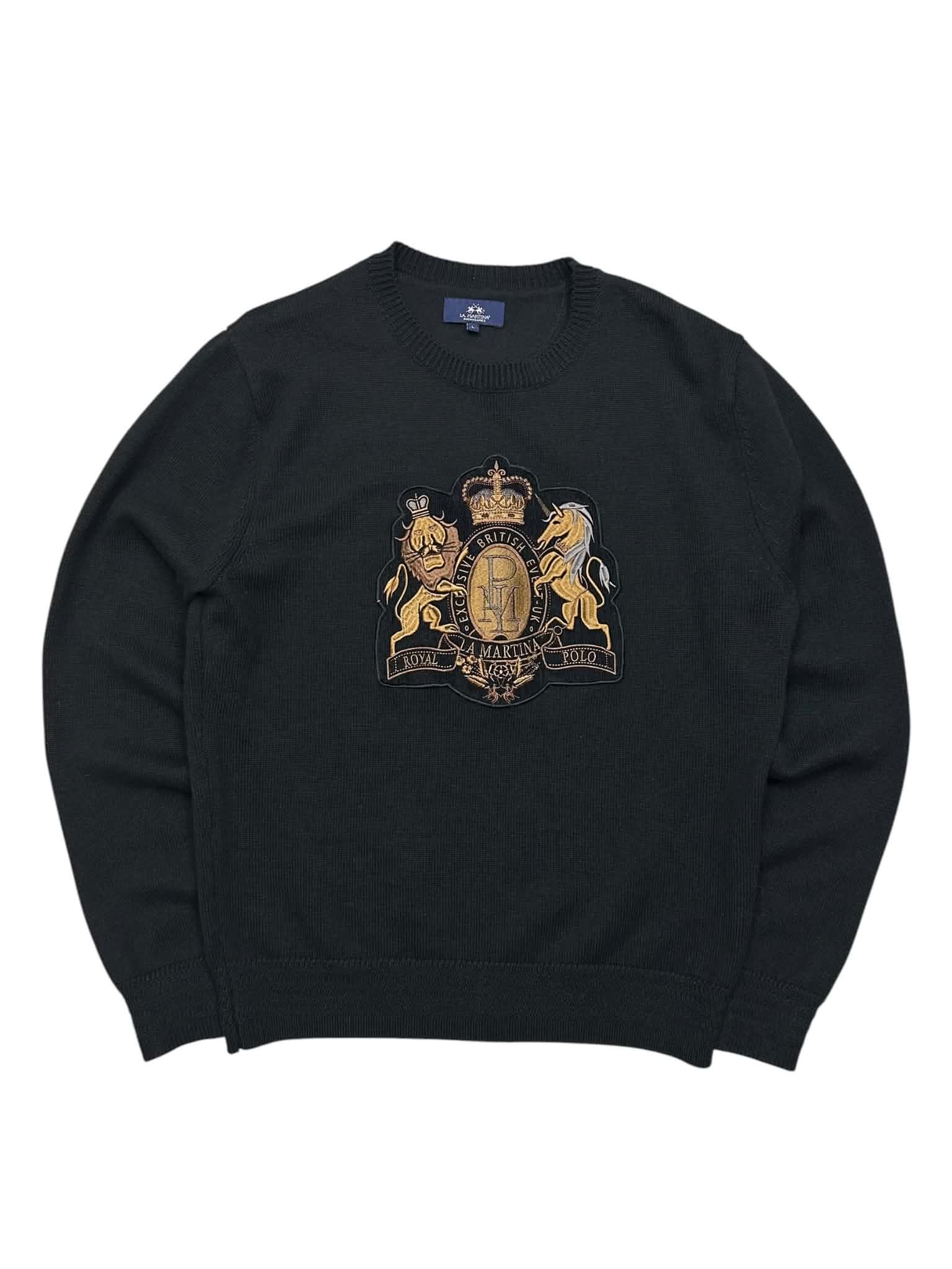 La Martina Dual Pony Crewneck (L)