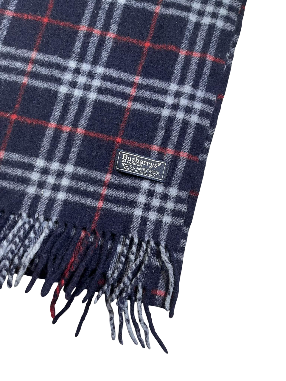 Kockás mintás, gyapjú sál, rojtokkal, vintage streetwear stílusban