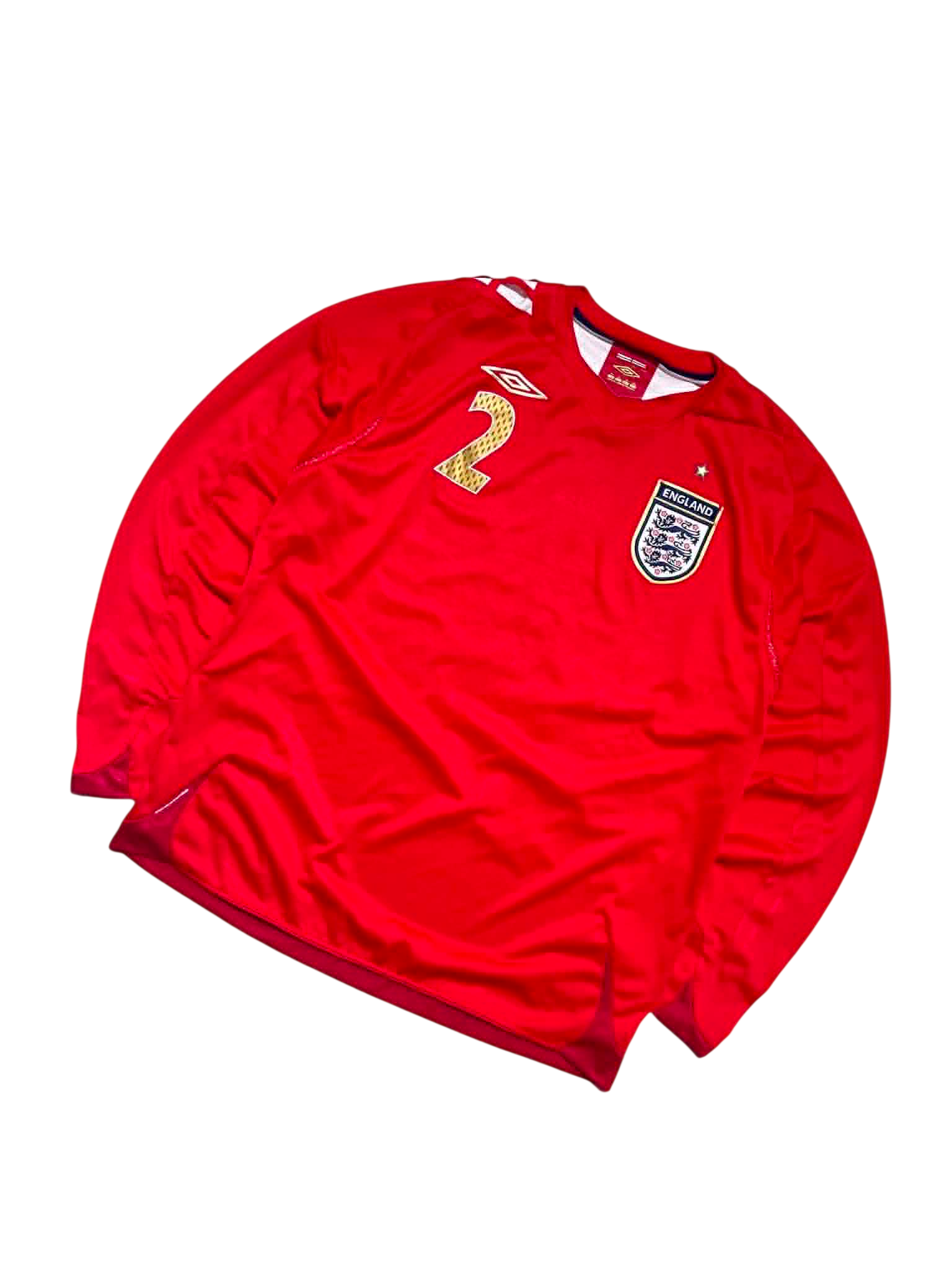 2006-08 England Longsleeve Jersey 2 RUSH (XL)