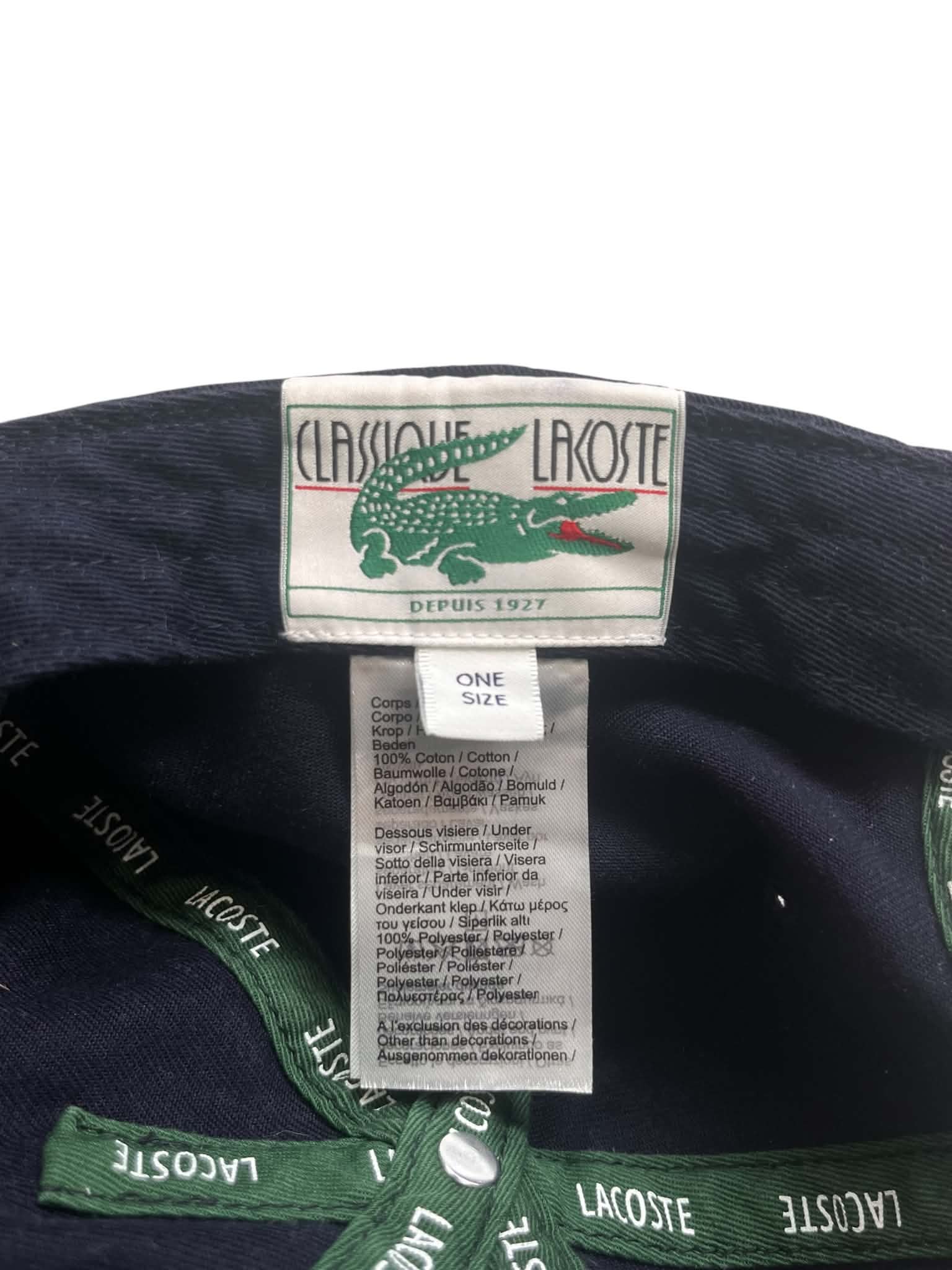 Lacoste Old Money Cap (One Size)