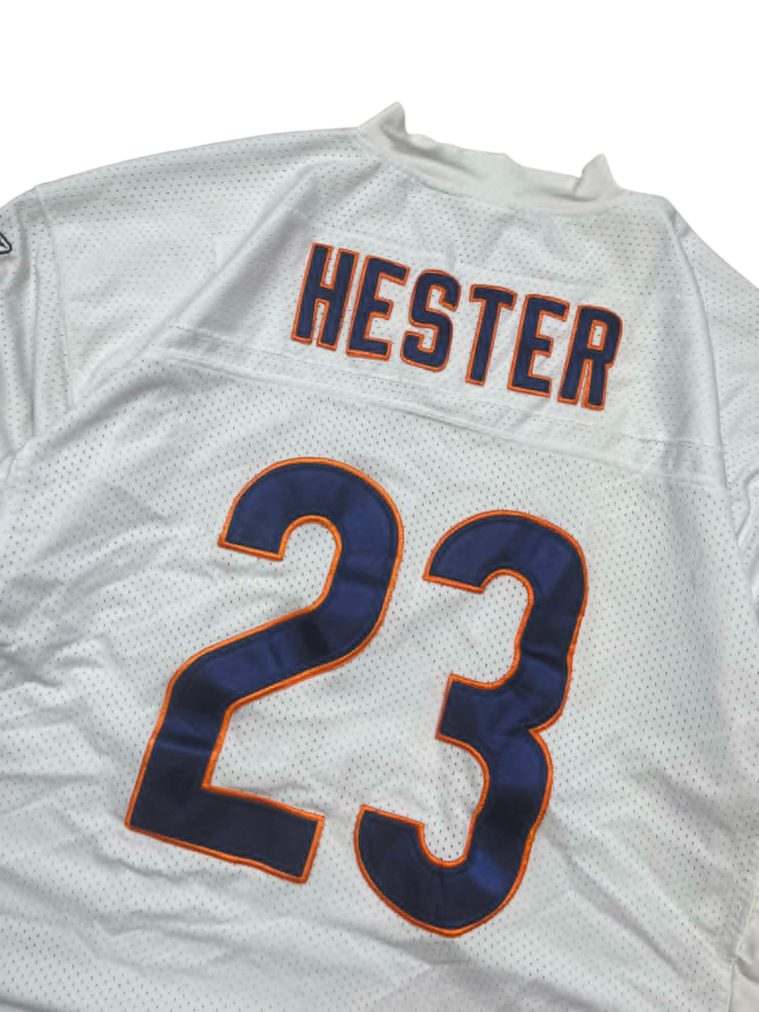 Vintage Y2K White Chicago Bears Devin Hester #23 Cropped Jersey (XL)