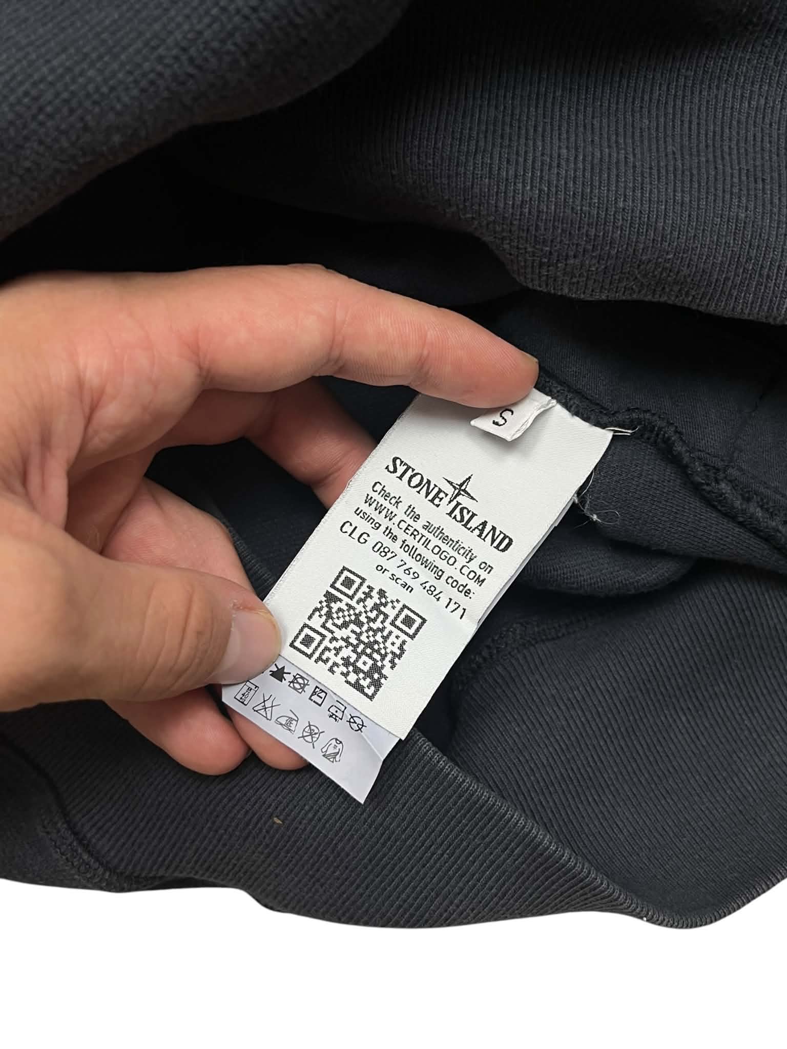 Stone Island Navy Blue Crewneck (S-M)