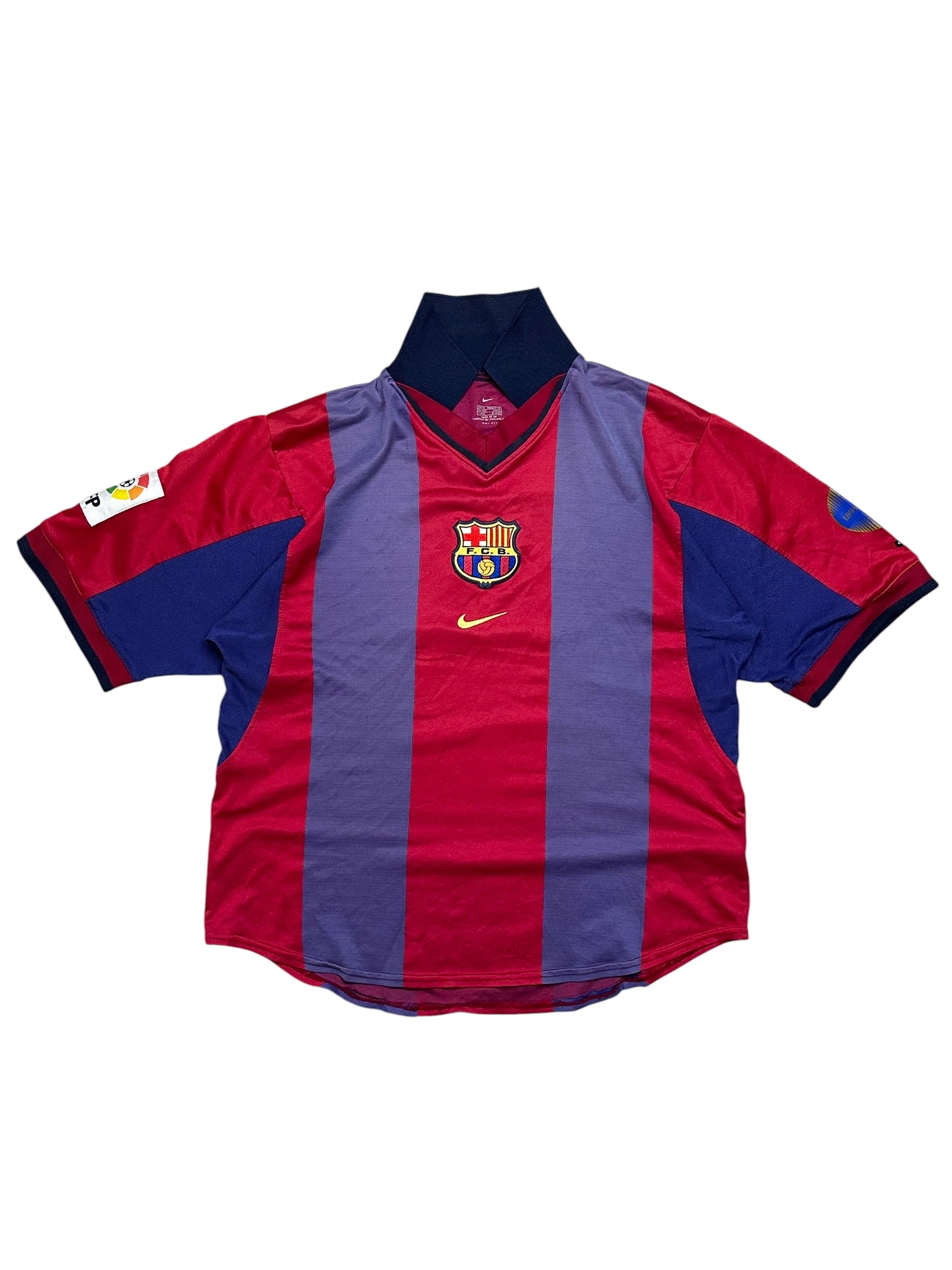 Nike FC Barcelona 1999/00 Centenary home Jersey (M)