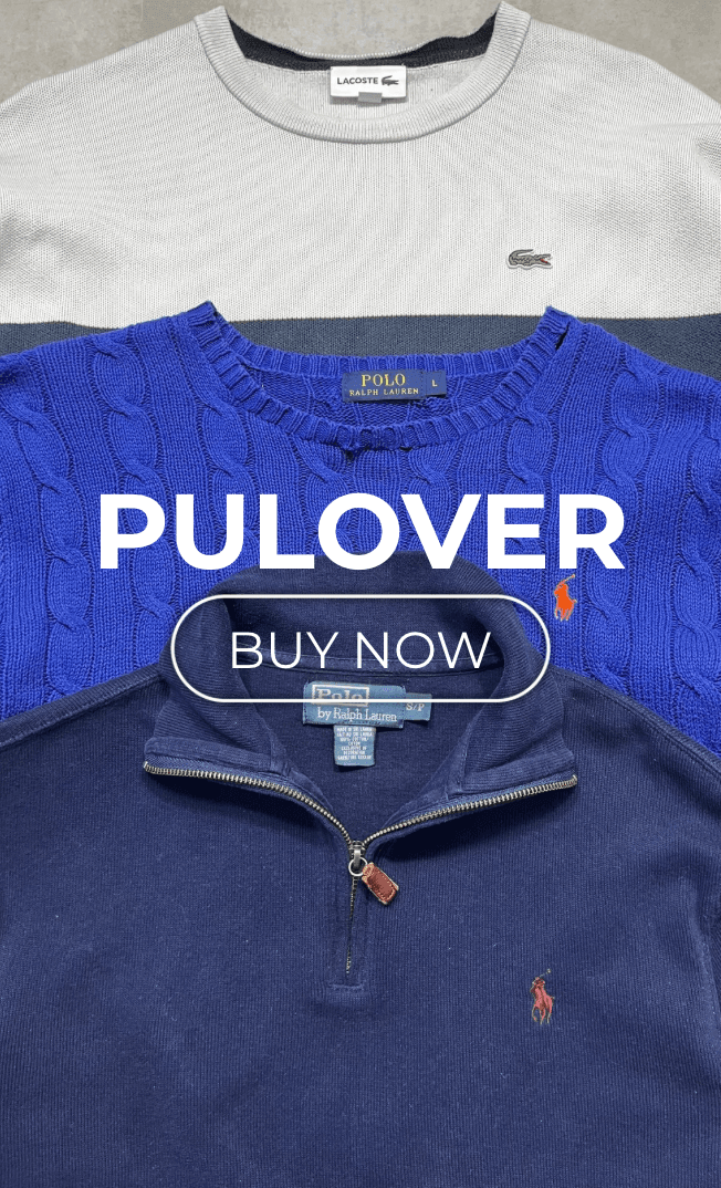 Három prémium férfi pulóver Lacoste és Polo Ralph Lauren márkajelzéssel, vintage streetwear stílusban