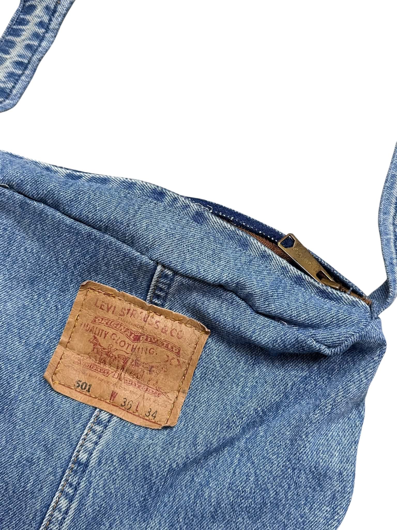 Handmade Levi's Denim Shoulder Bag (One Size)