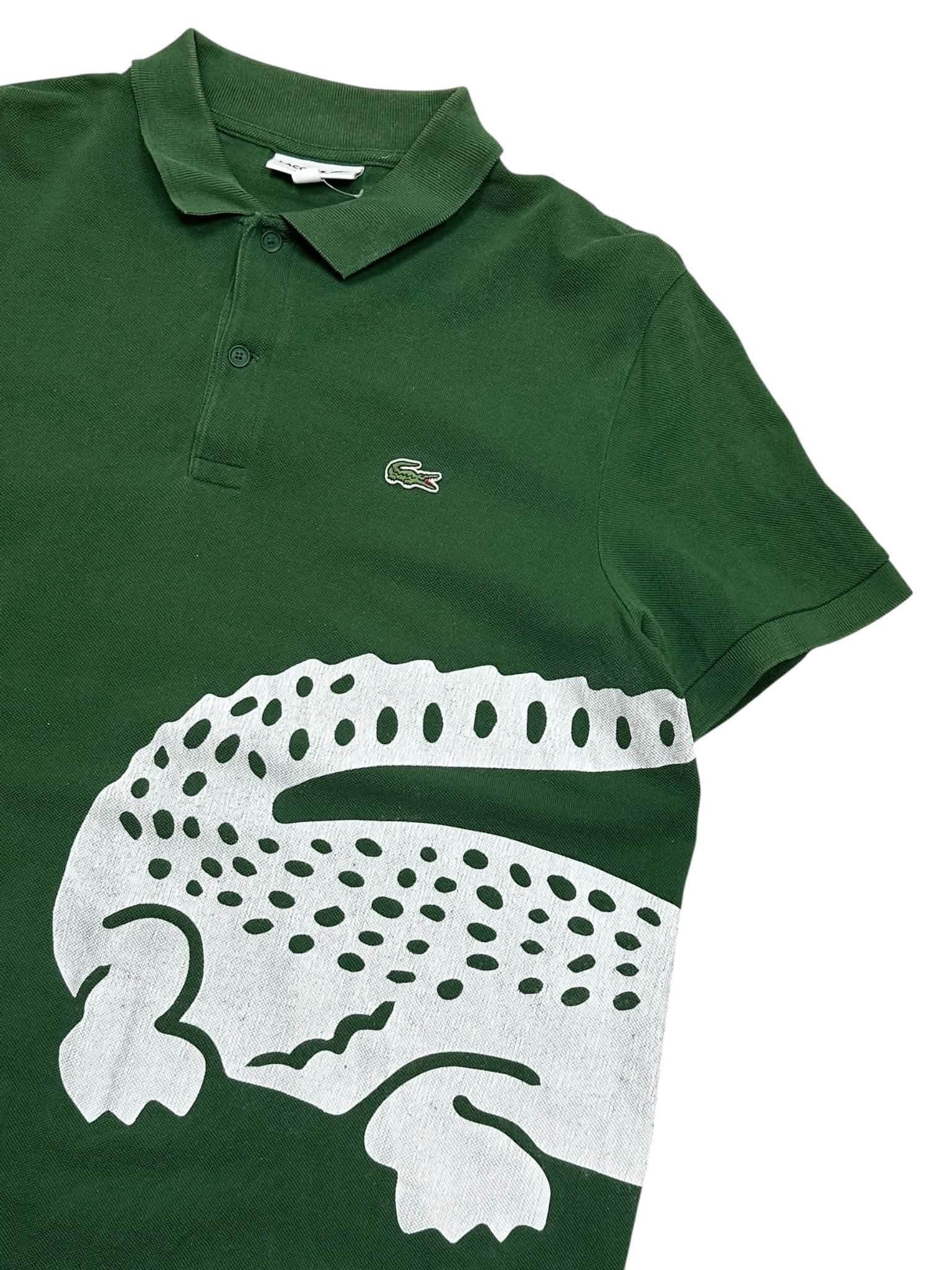 Lacoste Bigprint RARE Vintage Poloshirt (L)