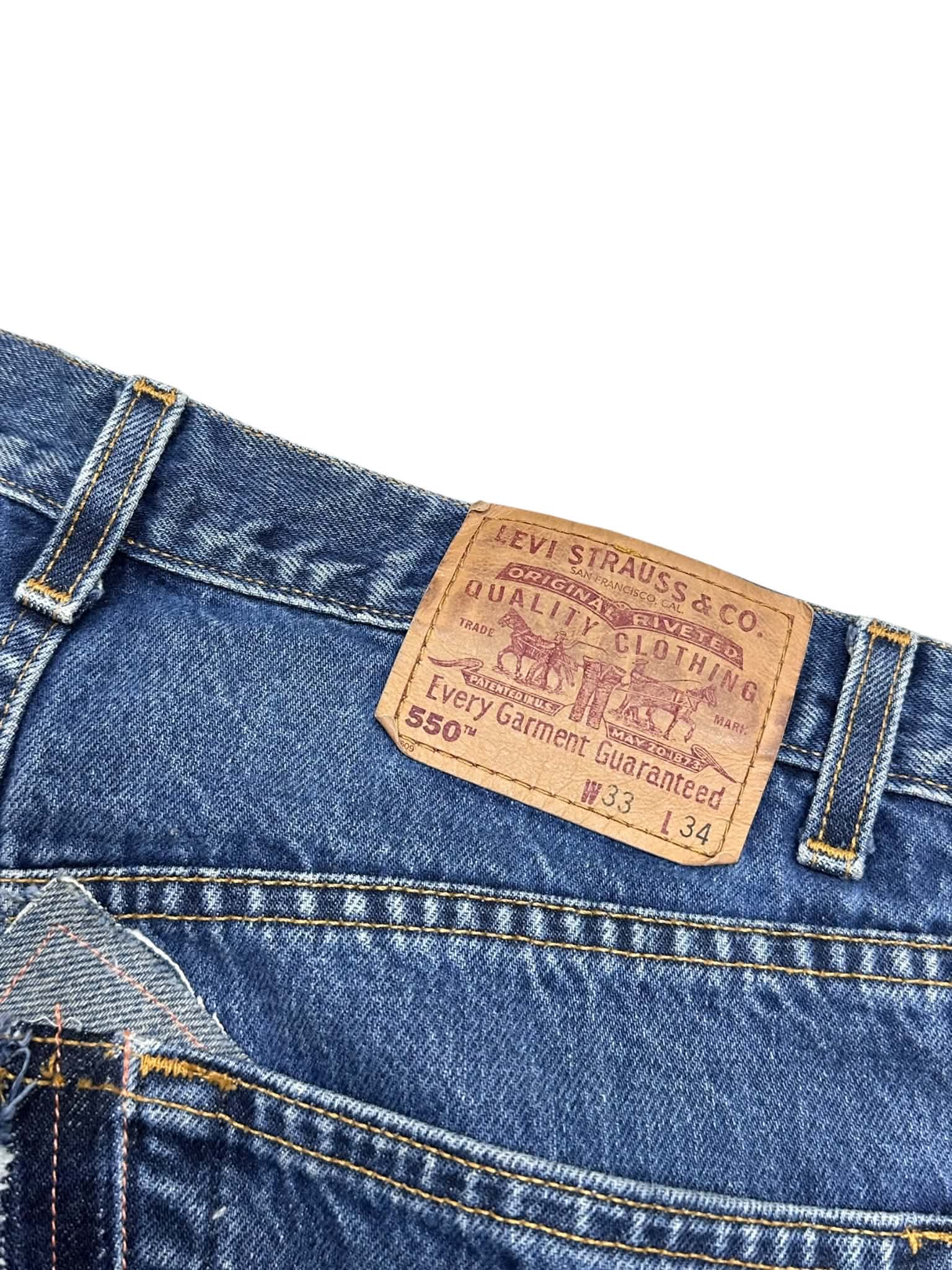 Custom Levi's Patchwork Jeans (M-L)