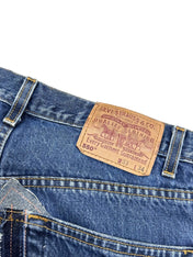 Custom Levi's Patchwork Jeans (M-L)