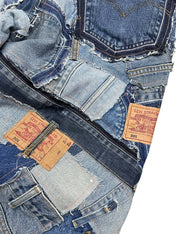 Custom Levi's Patchwork Jeans (M-L)