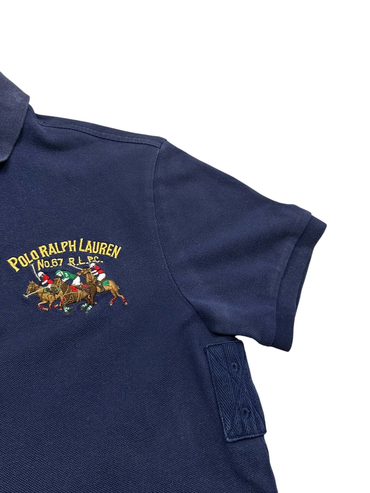 Polo Ralph Lauren Triple Pony Navy Poloshirt (S)