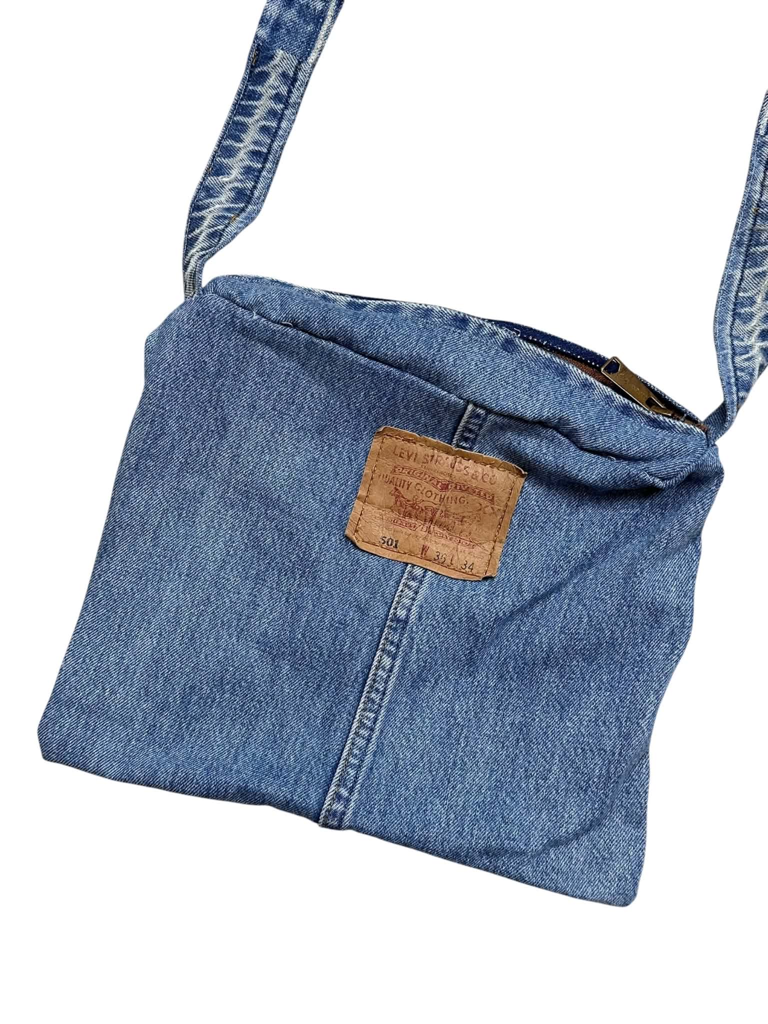 Handmade Levi's Denim Shoulder Bag (One Size)
