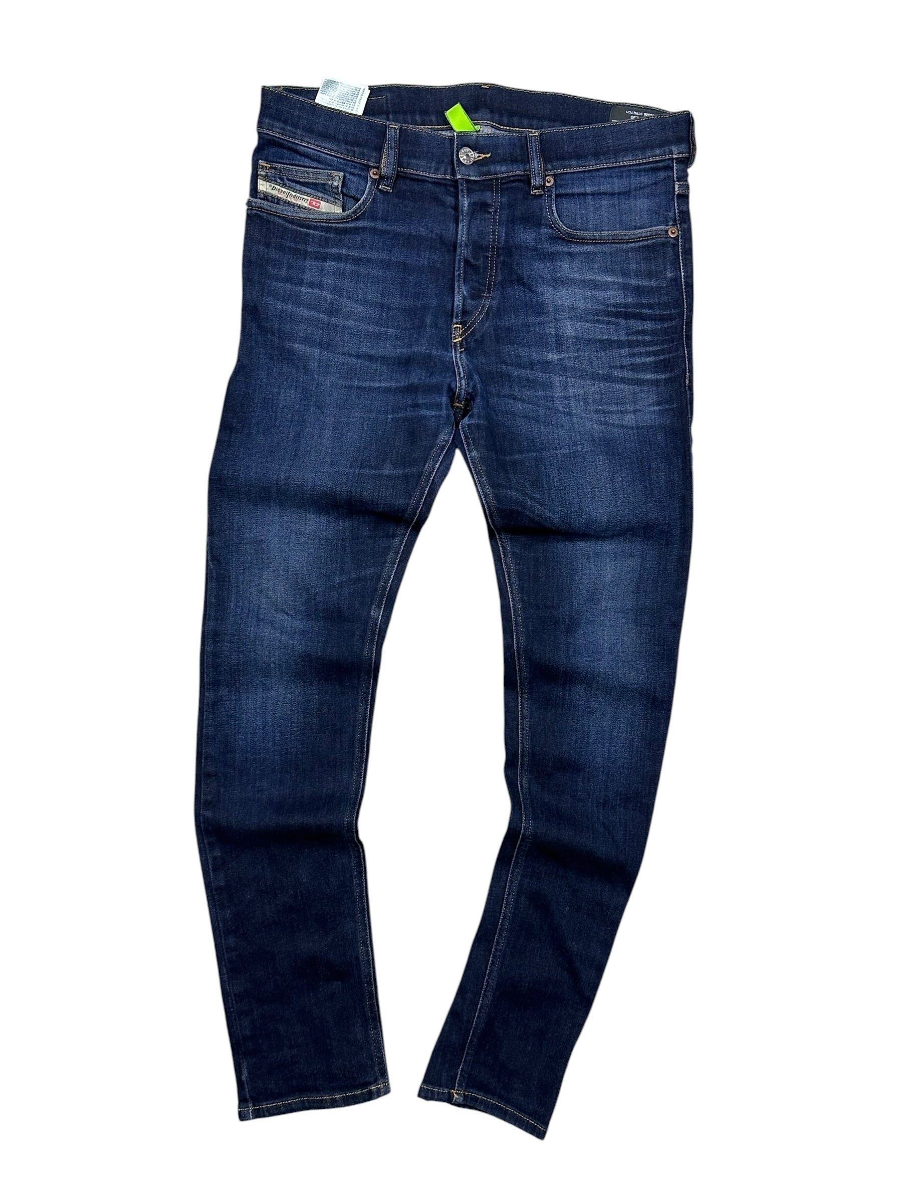 Candy Streetwear sötétkék Diesel D-Luster slim fit férfi farmernadrág rugalmas pamut anyagból