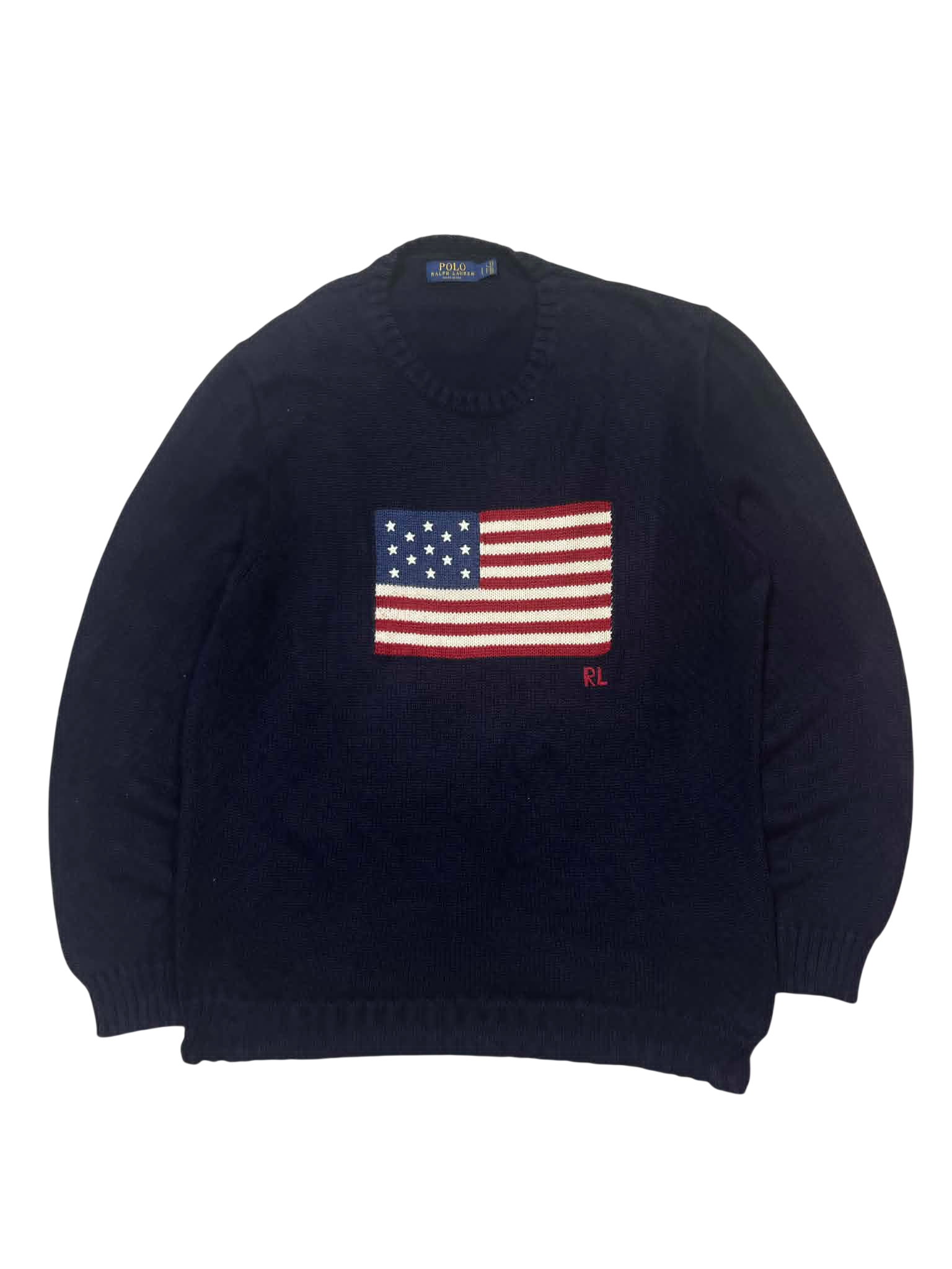 Polo Ralph Lauren USA Flag Crewneck Pulover (L-XL)