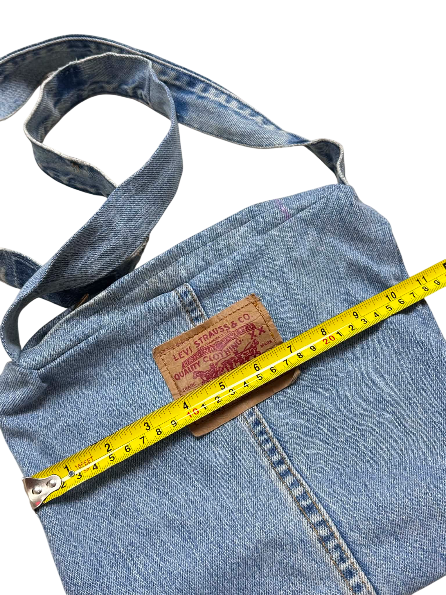 Handmade Levi's Denim Shoulder Bag (One Size)