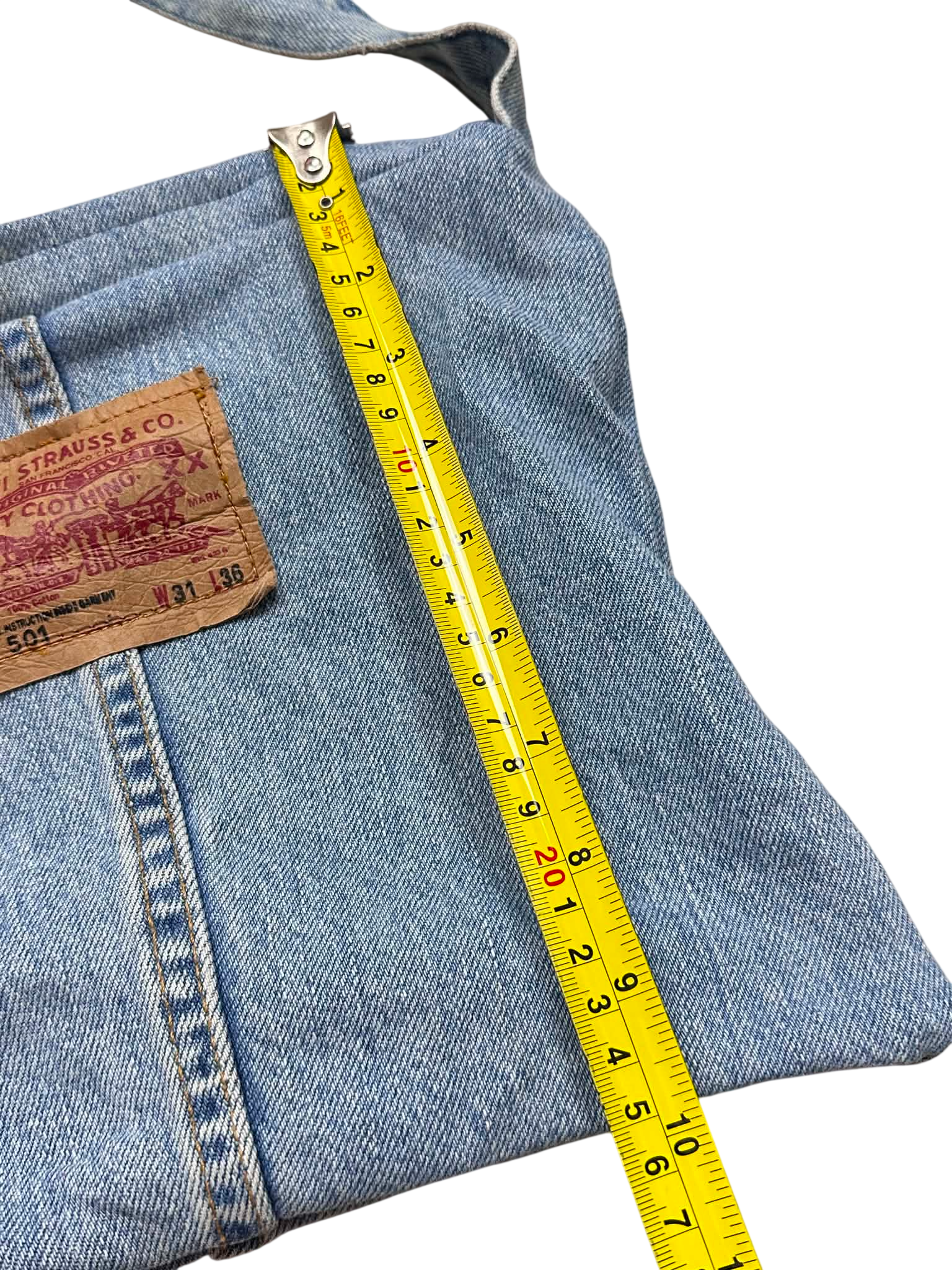Handmade Levi's Denim Shoulder Bag (One Size)